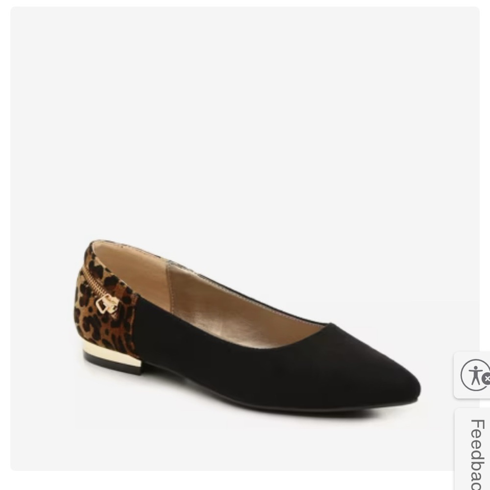 Bellini Novatoo Flat
Black and Leopard Print Women's Flats 7 Wide